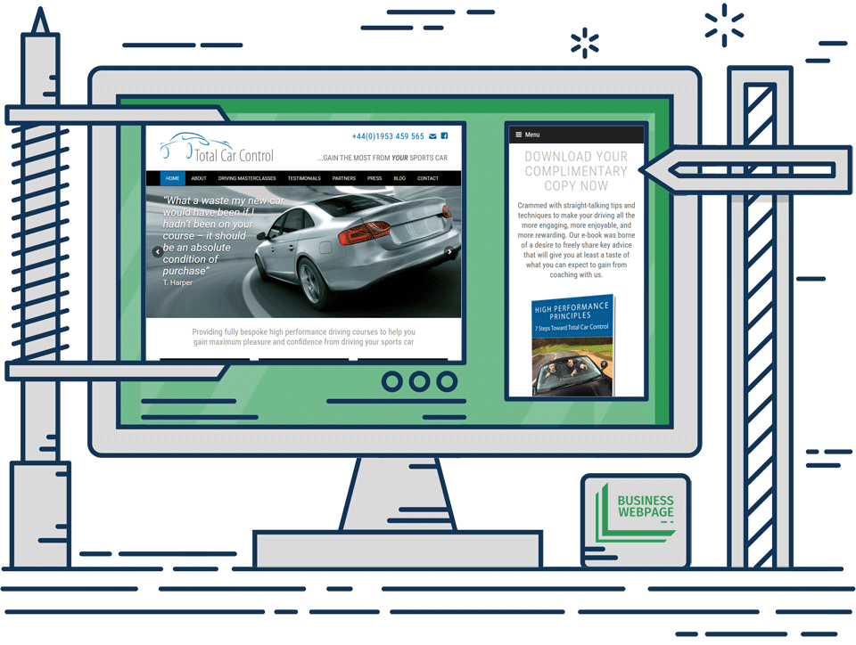 Bespoke Web Design - Total Car Control